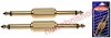 STAGG AC-PPH Redukce  jack 1/4" - jack 1/4", zlat�, 2 ks