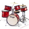 Stagg TIM JR 5/16B RD, d�tsk� bic� sada, �erven�